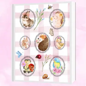 Cute Animals Spring Kindle Insert