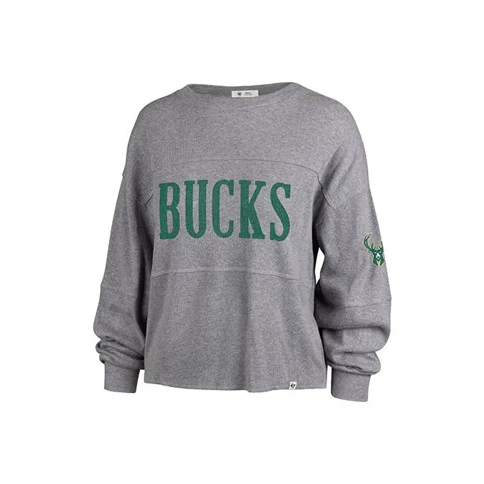 Women's '47 Brand Jada Milwaukee Bucks Long Sleeve T-Shirt