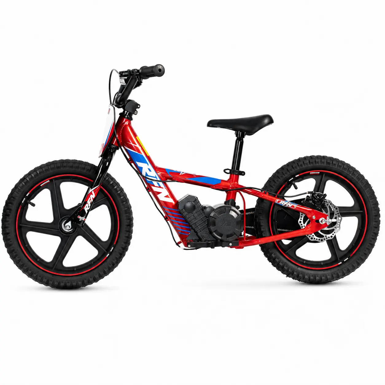 [RFN] Kids Electric Bike for Age 4-8 : Safety First, Durable & Popular. 3 Spds (12mph), 24V Remov Batt, Dual Brakes, Real Lights. For Childhood Moments, Confidently Conveys Happiness. Perfect 1st Ride for Beginners & Parent-Child Interaction Bikes