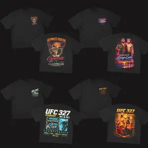 [UFC 327] Jiří Procházka vs. Carlos Ulberg & Joshua Van vs. Tatsuro Taira Fight Night T-Shirt Collection, Vintage UFC 327 Event Tee, MMA Combat Sports Graphic Shirt, Octagon Fighter Streetwear, Cotton Oversized Apparel, Gift for Men & Women