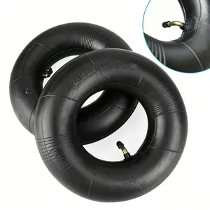 (2 PACK) 4.10/3.50-4 Inner Tube with TR-87 Bent Valve Stem,Replacement for Hand Trucks, Dolly, Lawn Mowers, Wheelbarrows, Generators, Utility Carts