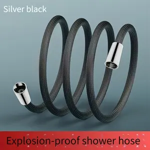 Heavy-Duty Shower Hose with High Quality design - Anti-kink, Leakproof Bathroom Hose, shower, Car Wash, Plumbing Pipe Connector, Shower Accessories, Bathtub Accessory, Durable Construction, Shower Head Hose