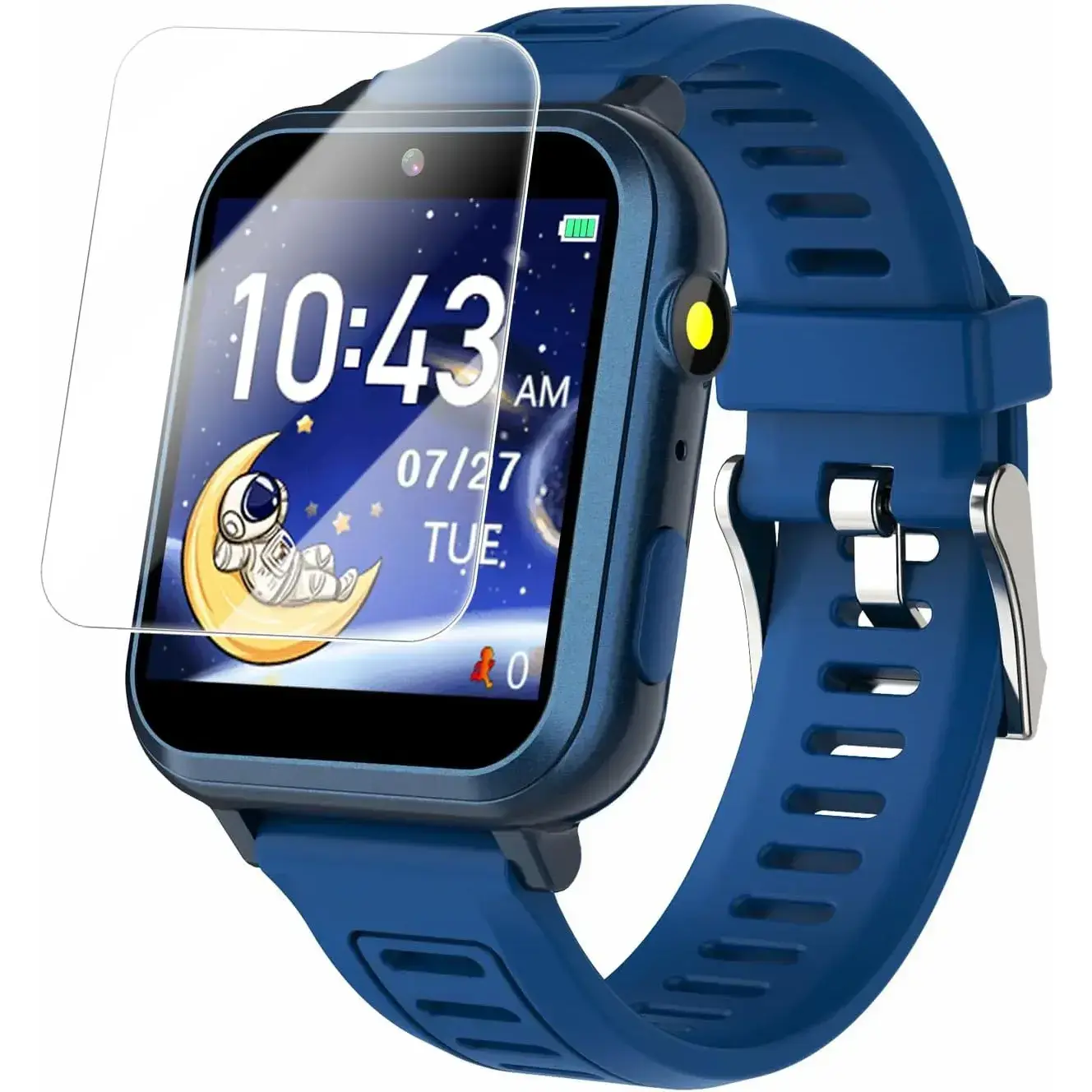 Kids Game Smart Watch for Kids with 24 Puzzle Games HD Touch Screen Camera Music Player Pedometer Alarm Clock Calculator Flashlight 12/24hr Kid Watch Gift for 4-12 Year Old Boys Toys for Kid