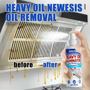 100ML Efficient Oven and Grill Oil Cleaner, Fast Acting Grease Remover, Easy Spray and Wipe, Suitable for Ovens and Stoves, Heavy Duty Cleaner