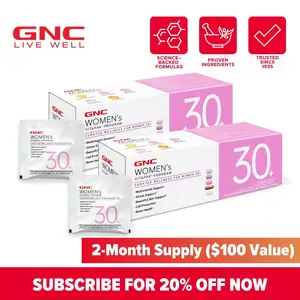 GNC 3-Box Bundle: GNC Women's 30+ Vitapak, 5-in-1, 30 Count Multivitamin for Stress & Bone Support, Skin Support, Healthcare, Edible Dietary Supplement, New Year New Me Stack