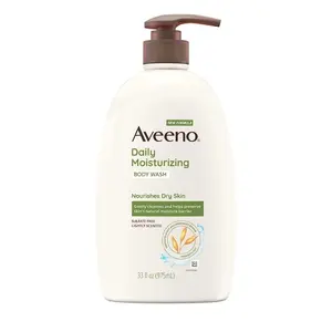Aveeno Daily Moisturizing Body Wash with Oat Extract, 33 Fl Oz - Moisturizing and Soothing Body Wash Body Care Gentle
