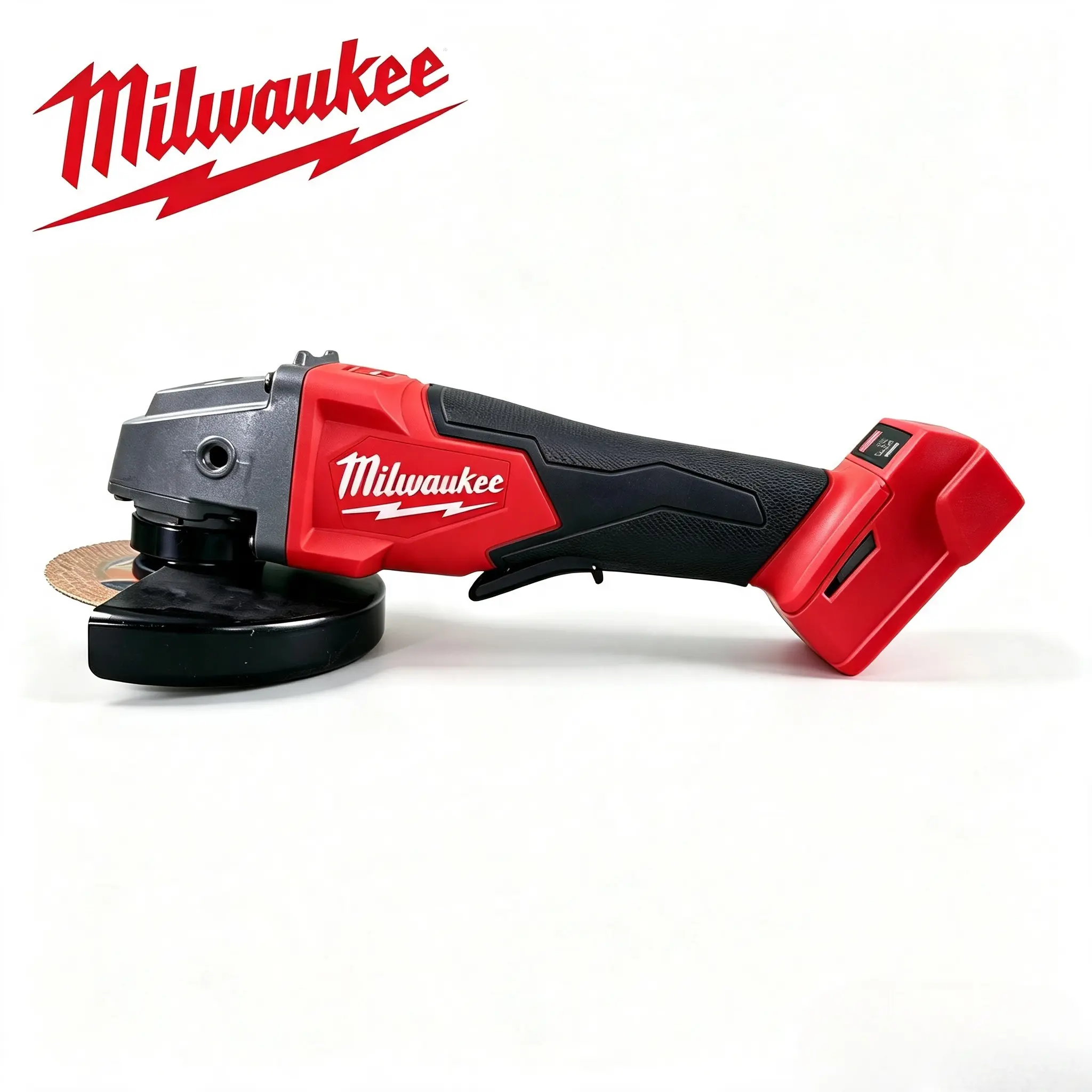 Milwaukee M18 Series Cordless Brushless Angle Grinder - 125mm, 9500 RPM Max No-Load Speed, M10-M14 Spindle Thread, Slim Grip Power Tool for Metal Cutting, Steel Surface Treatment Heavy Duty