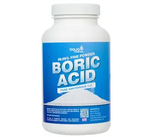 Aqua Science Boric Acid Powder - 1lb, 99.9% Industrial-Grade Strength Fine Powder - Multipurpose Boric Acid Cleaner for Kitchen, Sink, Laundry, Stain Remover and Deodorizer - Made In USA Since 1983 Cleaning Household