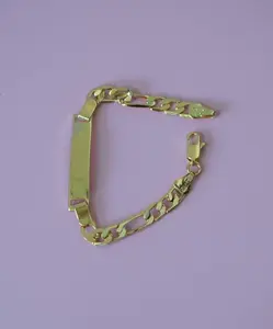 Kids Thick Figaro ID Bracelet