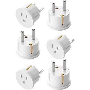 - European Travel Plug Adapter, 6 Pack, Type E/F, European Plug Adapter,  to  Plug Adapter, Adapter for  Plug,  to EU Plug Adapter, Travel Adapter , Plug Adapter