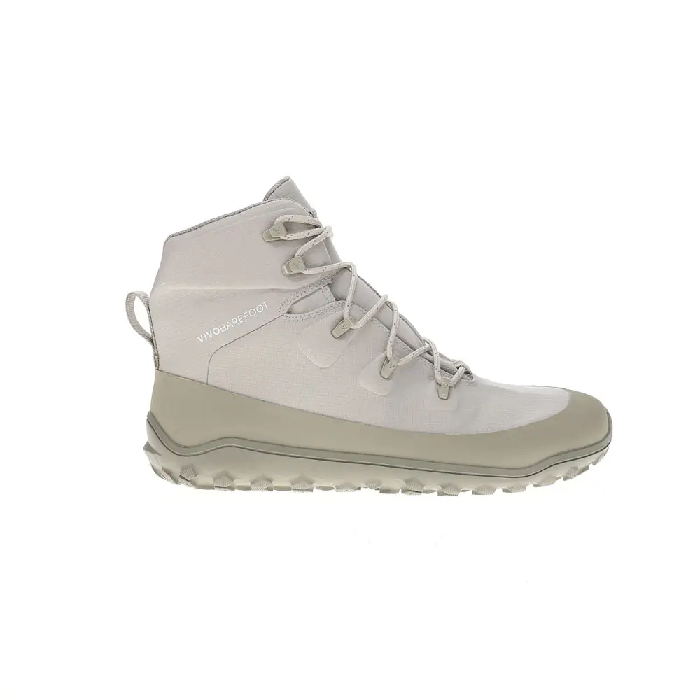 Vivobarefoot Mens Tracker Textile All Terrain Round Toe Hiking Hiking Casual Boots Ankle - Grey