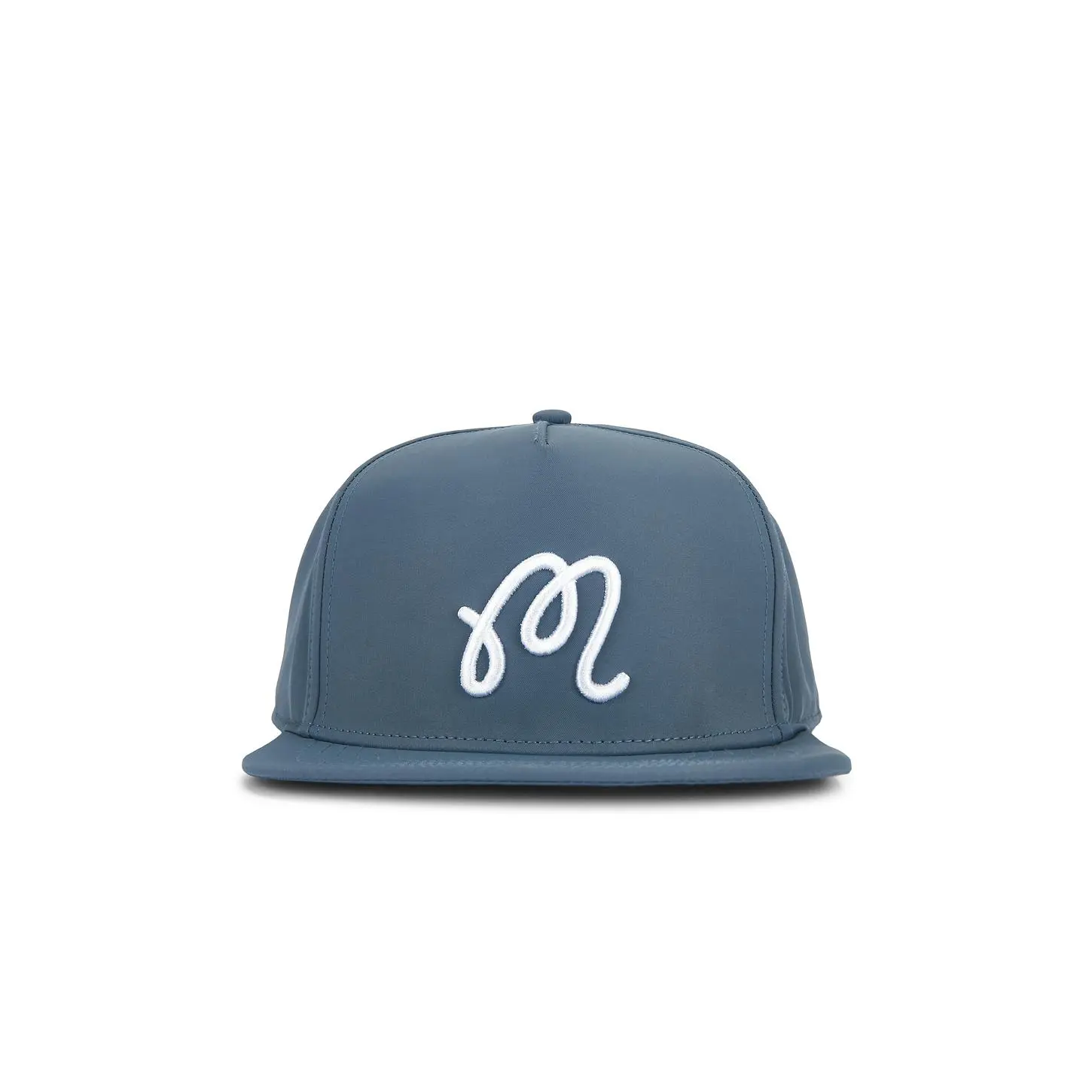 Malbon M Snapback in Aegean Blue