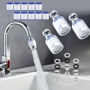 3-piece sink faucet Extension tube Universal faucet Accessories 360° Rotating kitchen faucet extension for kitchen bathroom garden Pet Supplies