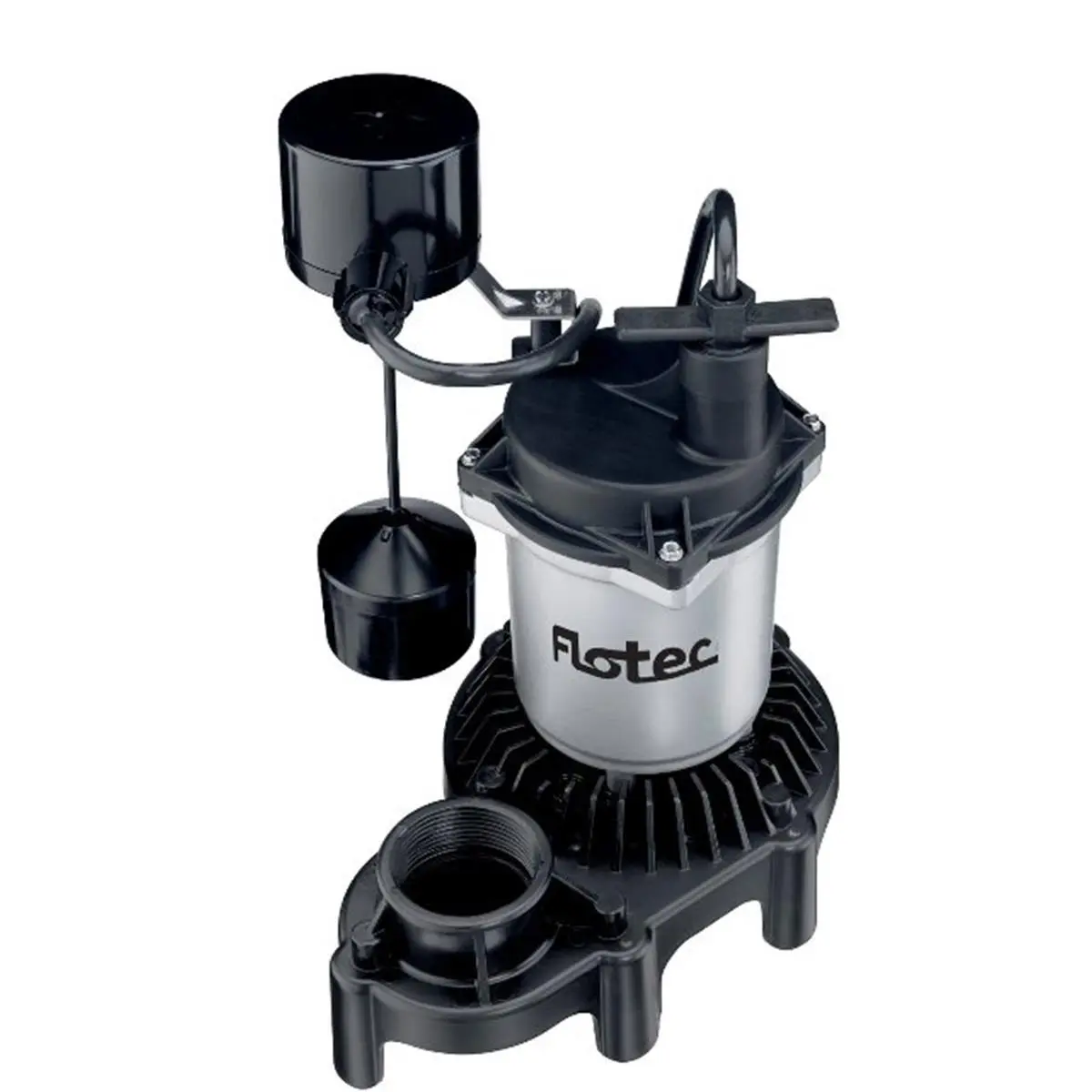 Flotec FPZS33V 1 HP Sump Pump - High-Output Plumbing Tool, 7.7 lbs, Drain-Capable for Plumbing Needs