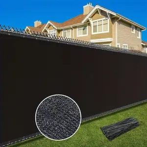Privacy Fence, 1 Count Reinforced Edges UV Protective Fence Screen, Waterproof Shade, Ideal for Patios Decks Yards Porches Outdoor Use