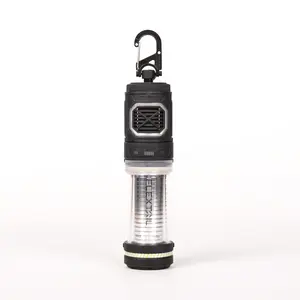 FLEXTAIL Tiny Repel - Black, Rechargeable Mosquito Repellent, 329°F Heating, 30ft Protection Zone for Outdoor Camping Backpacking Patiosm, Hiking, Glamping, Durable, IPX5 Waterproof, 400 Lumens Light