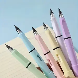 6/12 Technology Infinite Pencils, 0.5mm Permanent Pencils, Unbreakable Straight Rod Pencils, No Sharpening Needed, Multiple Colors, Writing Stationery