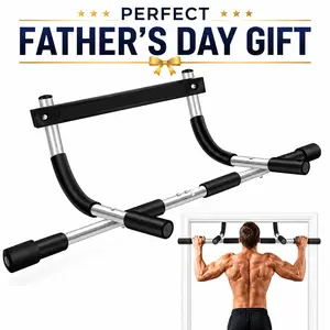 Upgrade Pull Up Bar for Doorway - Max Capacity 440 lbs, Portable Upper Body Workout Bar for Strength Training
