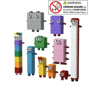 Bestselling 260pcs Number Blocks Toy Set, Math Learning Blocks, Cartoon Design for Kids, Math Enlightenment Educational Gift for Holidays