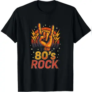 80's Rock - Rock 80s Music Retro Vintage Concert T-Shirt Comfy Everyday T-Shirt