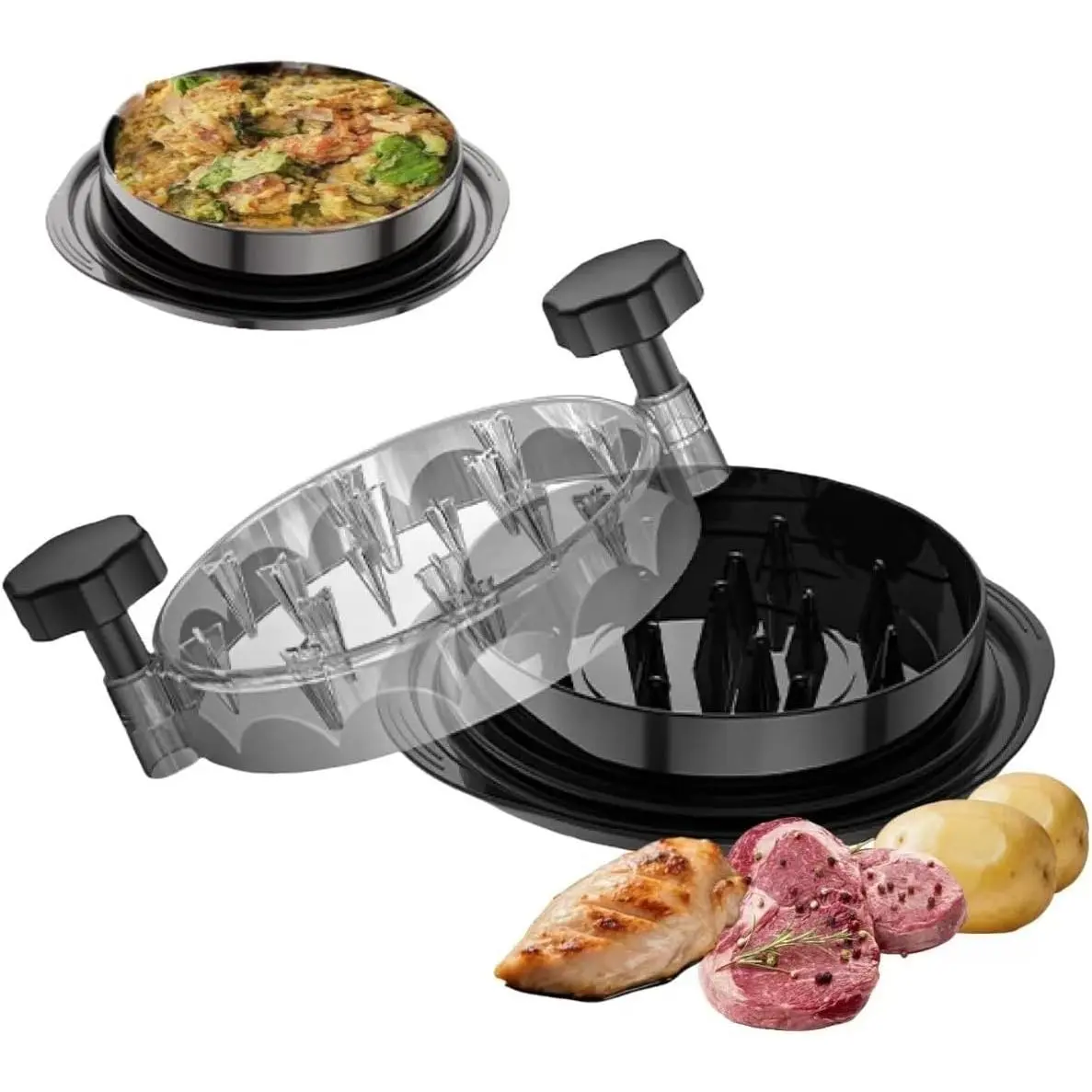 Chicken Shredder - Desmenuzador De Pollo, Meat Shredder,Tenderizer, Potato Mashers, Meat Claws For Pulled Pork, Chicken Shredded, Machacador De Carne, Chicken , Trituradora De Carne