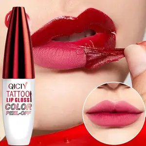 Long Lasting Peel-off Lip Gloss, 1pc Moisturizing Glossy Lip Glaze Stick, Plumping Lip Stick for Girls & Women, Color Makeup