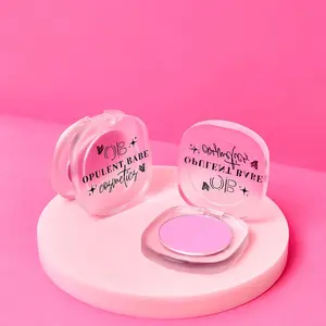 Luxury Powder Blush - Opulent Babe Cosmetic, Pink & Peachy Shades, Brightening, Long-Lasting, Natural Look, Perfect for Everyday Use on All Skin Types