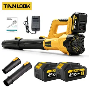 Tanlook 2-Speed Adjustable Cordless Leaf Blower, Lightweight Portable Garden Tool for Clearing Dust, Fallen Leaves & Patio Debris, Car Water Hood & Paintwork Blowing