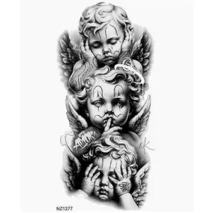 1 Sheet Bless Belief Faith Engraved Temporary Tattoos Family Love Tatoos Waterproof Realistic Fake Tattoo Stickers Long Lasting Body Fake Tattoos