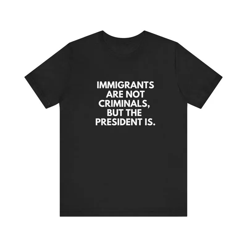 Immigrants Unisex Tee - High-Quality Cotton Soft T-Shirt for Men & Women - Stylish Printed Design