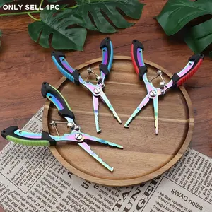 Multifunctional Fishing Plier with Storage Bag, Stainless Steel Fishing Plier, Fishing Line Cutter, Outdoor Fishing Accessories, Fishing Gear