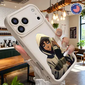 Anime Cash Graphic Pattern Smartphone Case for iPhone 17,16,15,14 Pro Max,13,12,11,XR,XS Plus,Air - Slim,Lightweight,Shockproof,Anti-Drop,Durable TPU Cellphone Protection Accessory
