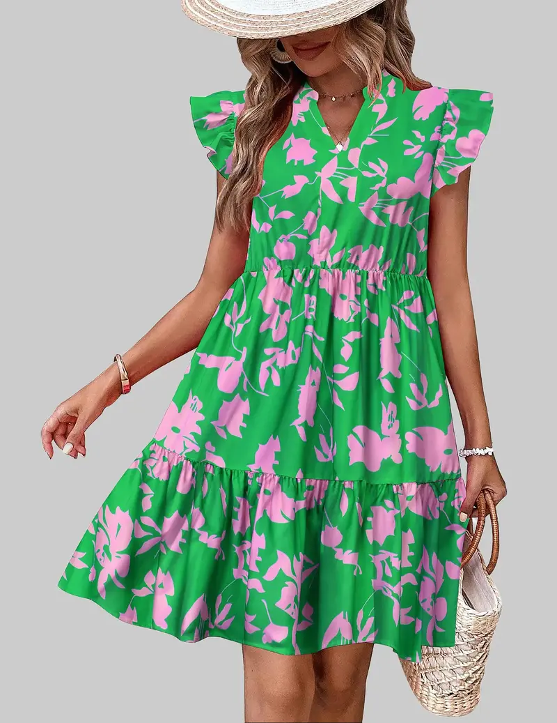 summer short flowy dress - TikTok Shop