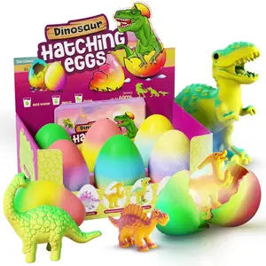 Dan&Darci Dinosaur Hatching Surprise Eggs for Kids - 6 Pack - Grows 600% - Dino Egg Toys for Boys & Girls Age 3-8 - Gift Ideas, Party Favors, Basket Stuffers - Gifts for Girls Ages 3 4 5 6 7 8