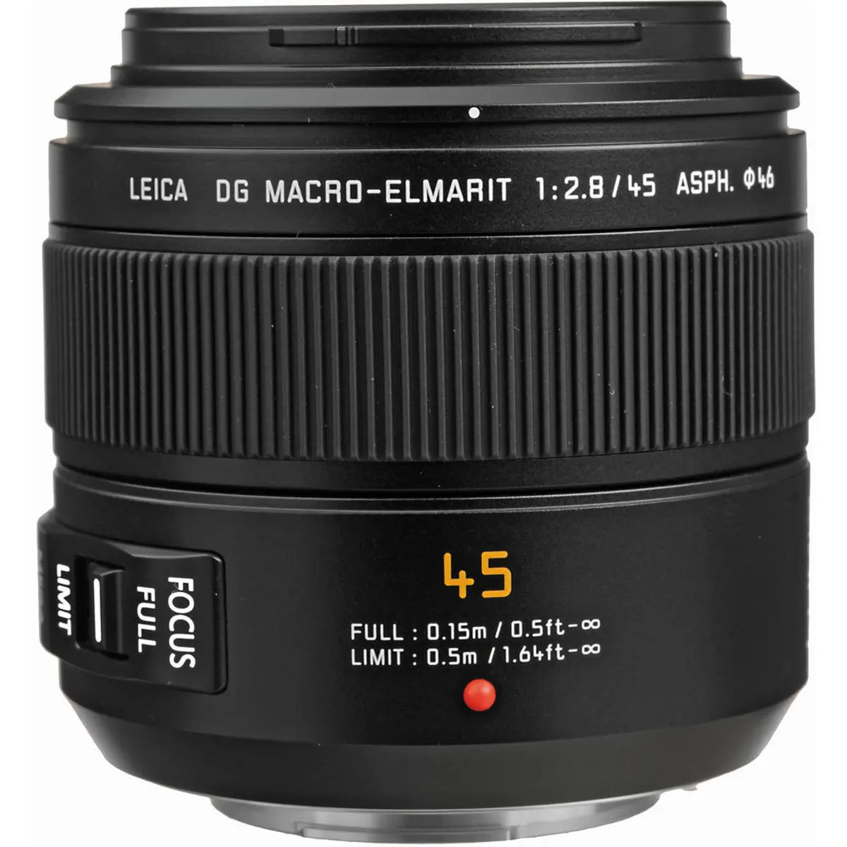 Panasonic LUMIX G Leica DG Macro-Elmarit 45mm f/2.8 Aspherical Lens for Micro Four Thirds