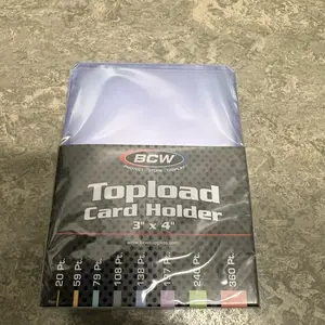 BCW Standard 3x4 toploaders 25 ct.(Pokemon top loaders) Pokemon Cards Trading