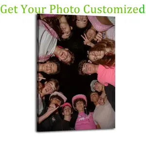 A customizable canvas poster, suitable for class reunions, family photos, or holiday gifts, capturing your most cherished memories. Custom photo printing for lasting keepsakes. decor