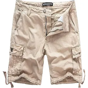 Men's Cotton Twill Cargo Shorts Classic Relaxed Fit- Reg and Big & Tall Sizes Outdoorfun