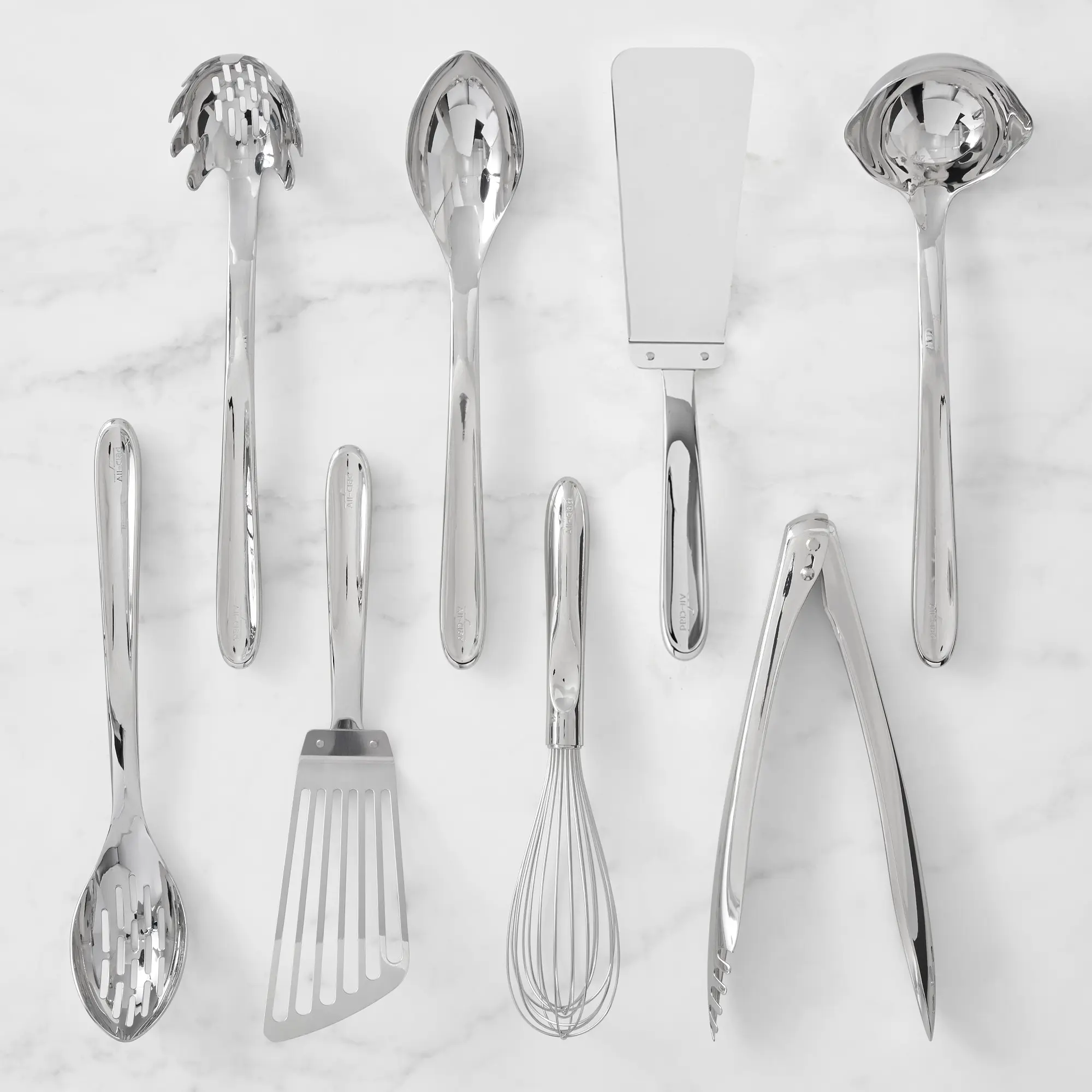 All-Clad Precision Stainless-Steel Utensils, Set of 8