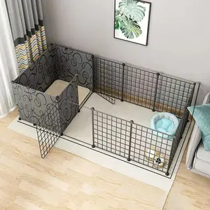 Pet Fence for Dogs with Toilet Area, Indoor Dog Playpen for Small Breeds, Versatile Pet Barrier for Home Use, Durable Puppy Playpen