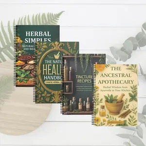 1PC Herbal Medicine Spiral Bound Planner & Personal Organizer Journal - For Holistic Healing, Tincture Making & Apothecary Recipes | Perfect Christmas Gift for Wellness Lovers & Herbal Enthusiasts