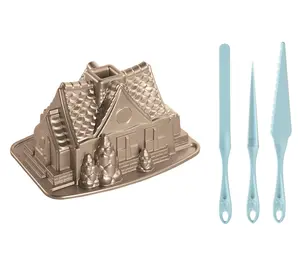 Nordic Ware Gingerbread House Bundt & Tools Set