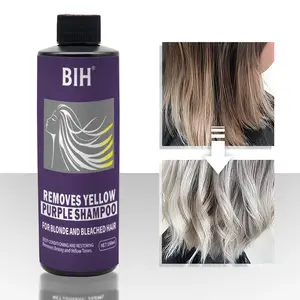 Purple Toning Shampoo 268ml, removes brassiness from hair, eliminates unwanted yellow/orange tones, and reveals cool grey/silver shades.