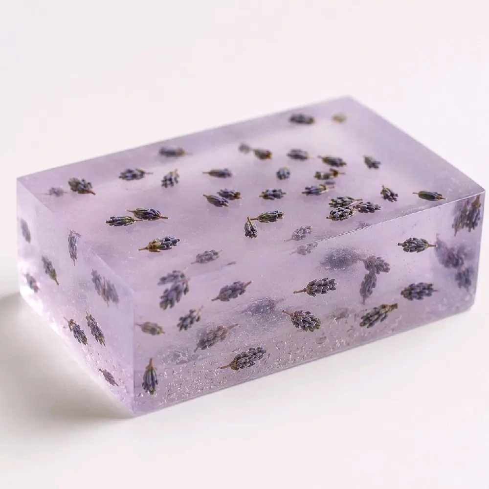 Soothing Lavender Bar Soap with Shea Butter and Nourishing Oils, 4oz Gentle Daily Body Care Cleanser, Aroma, Hydrating, Non Toxic, Youth, Lavender Soap, Olive, Coconut, Self Care, Cruelty Free, Aluminum Free