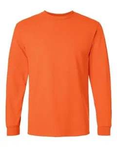 Gildan Unisex Ultra Cotton® Long Sleeve T-Shirt 2400 - Orange