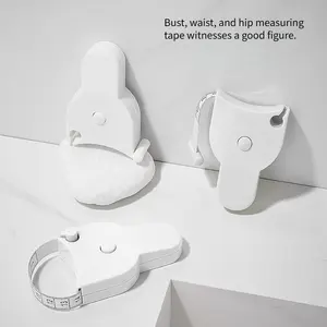 Portable Automatic Precision Measuring Tape with Handle - Y-Shaped Rubber Edge, User-Friendly Multifunction Pocket Size Tape Measure for Household Bust, Waist, Abs Sewing Measurements