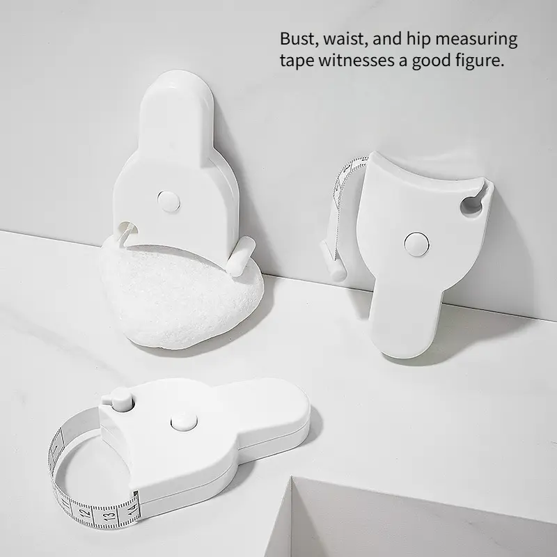Portable Automatic Precision Measuring Tape with Handle - Y-Shaped Rubber Edge, User-Friendly Multifunction Pocket Size Tape Measure for Household Bust, Waist, Abs Sewing Measurements