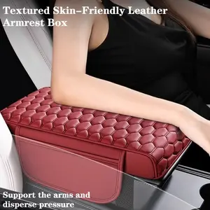 Car Armrest Cover Central Console Protector Full Coverage, Car Seat Accessories, Durable Protection, Universal Fit, Easy Installation