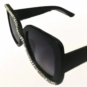 Glamour Designer Blinged strip Glasses