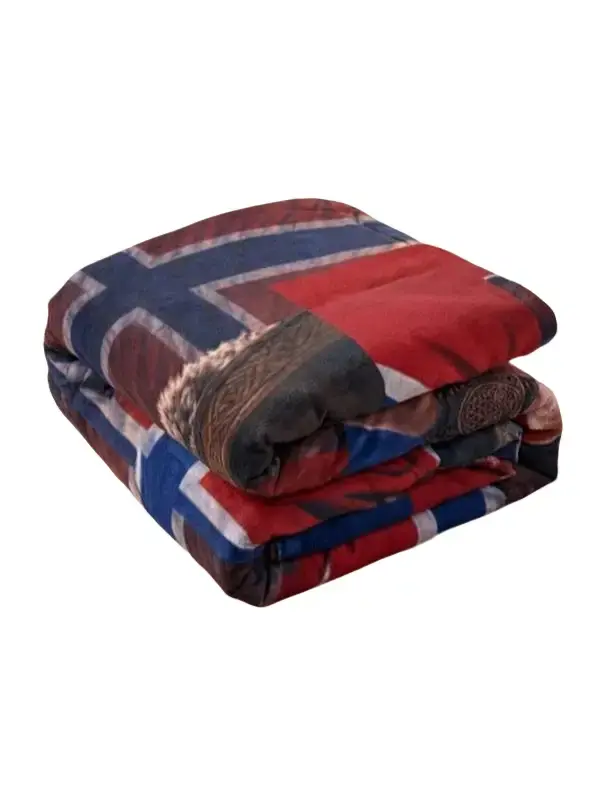 Norway HL9 Viking Soccer Blanket, No 9 Football Player Throw Blanket,  Inspired Fleece Blanket, Nordic Football Fan Gift